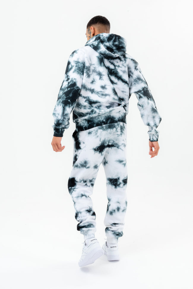 CONTINU8 BLACK TIE DYE JOGGERS