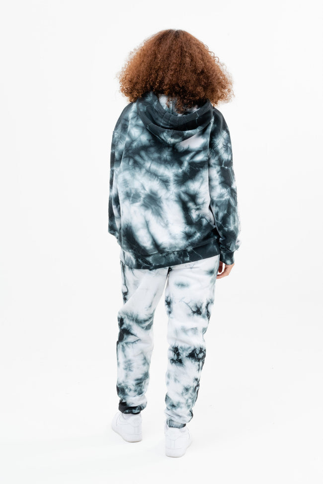 CONTINU8 BLACK TIE DYE JOGGERS