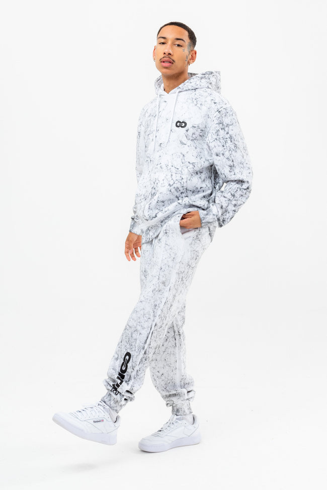 CONTINU8 WHITE TIE DYE JOGGERS