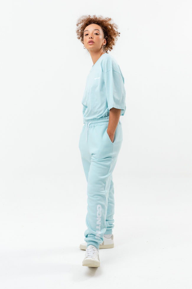 CONTINU8 PALE BLUE OVERSIZED T-SHIRT