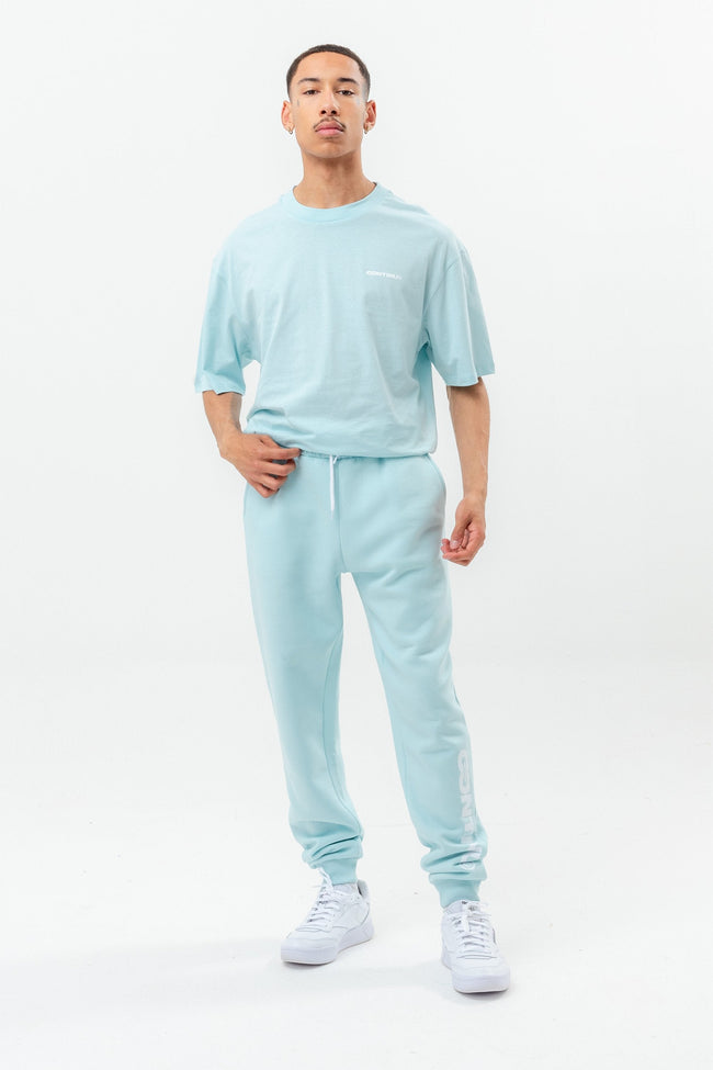 CONTINU8 PALE BLUE OVERSIZED T-SHIRT