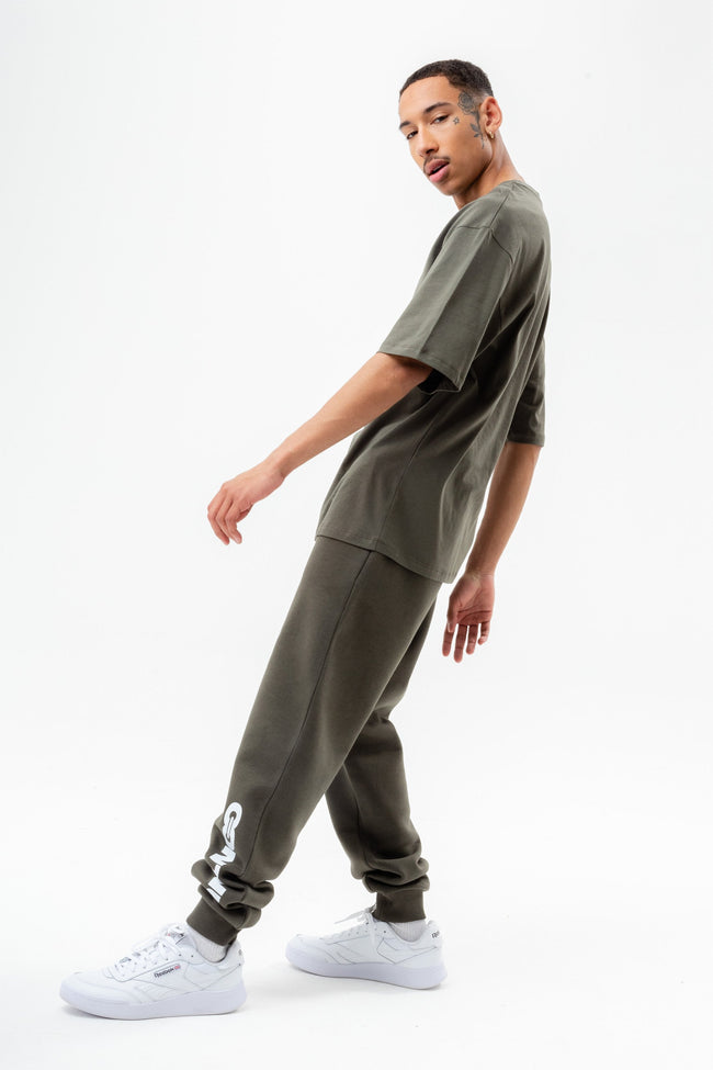 CONTINU8 KHAKI OVERSIZED T-SHIRT