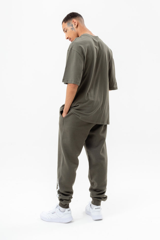 CONTINU8 KHAKI OVERSIZED T-SHIRT