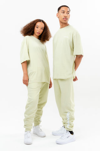 CONTINU8 LIGHT GREEN OVERSIZED T-SHIRT