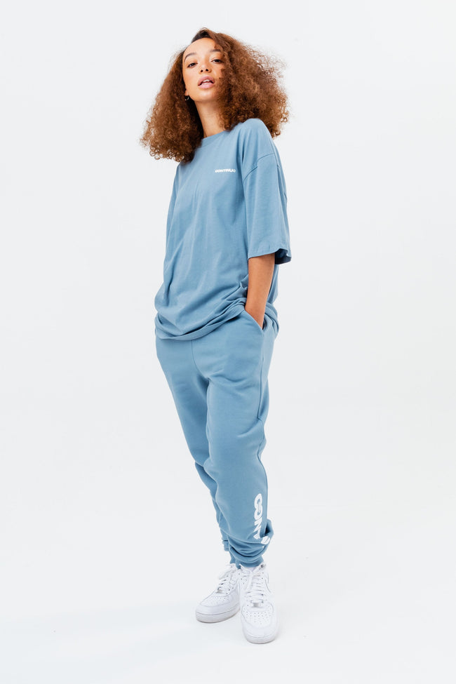 CONTINU8 BLUE OVERSIZED T-SHIRT