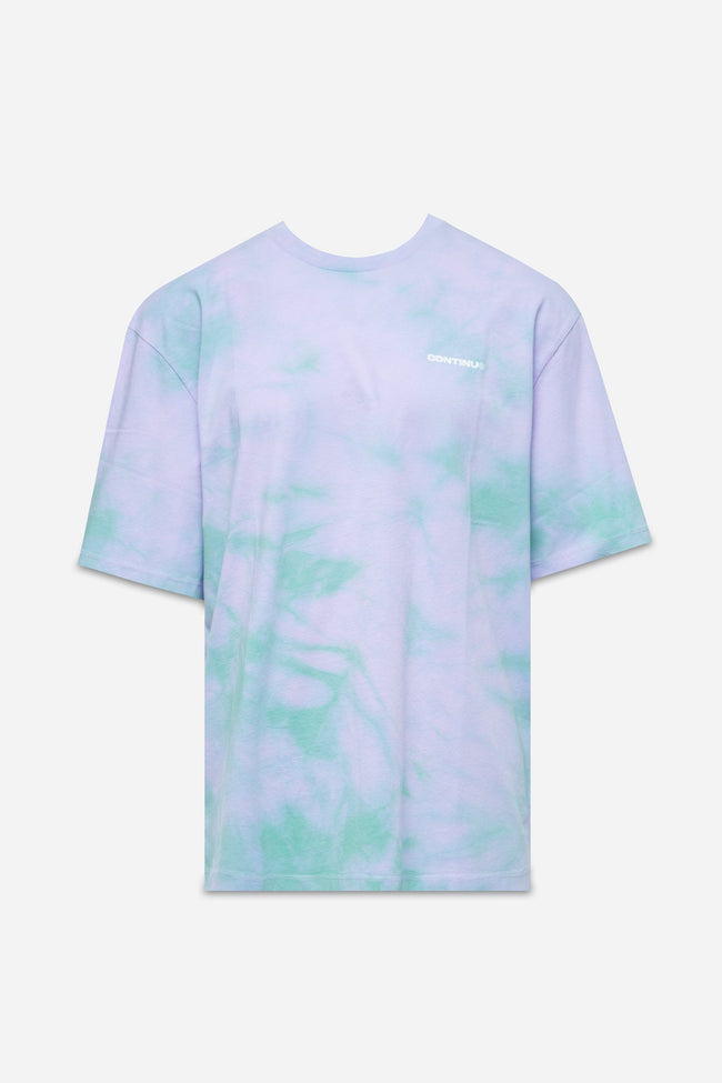 CONTINU8 PURPLE OVERSIZED TIE DYE T-SHIRT