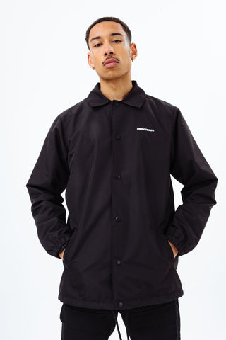 CONTINU8 BLACK BOMBER JACKET