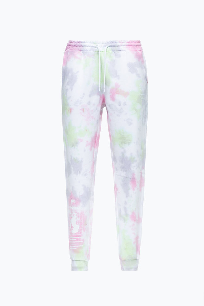 CONTINU8 PINK PRINT JOGGERS