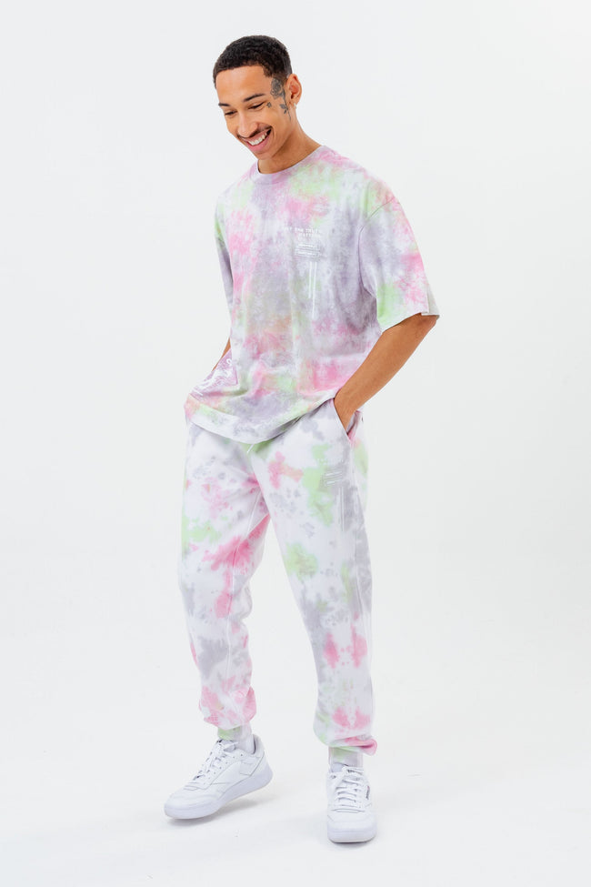 CONTINU8 PINK TIE DYE OVERSIZED T-SHIRT