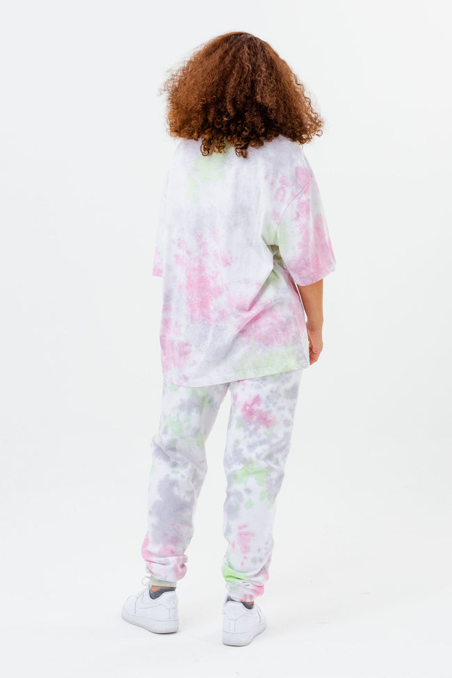 CONTINU8 PINK TIE DYE OVERSIZED T-SHIRT