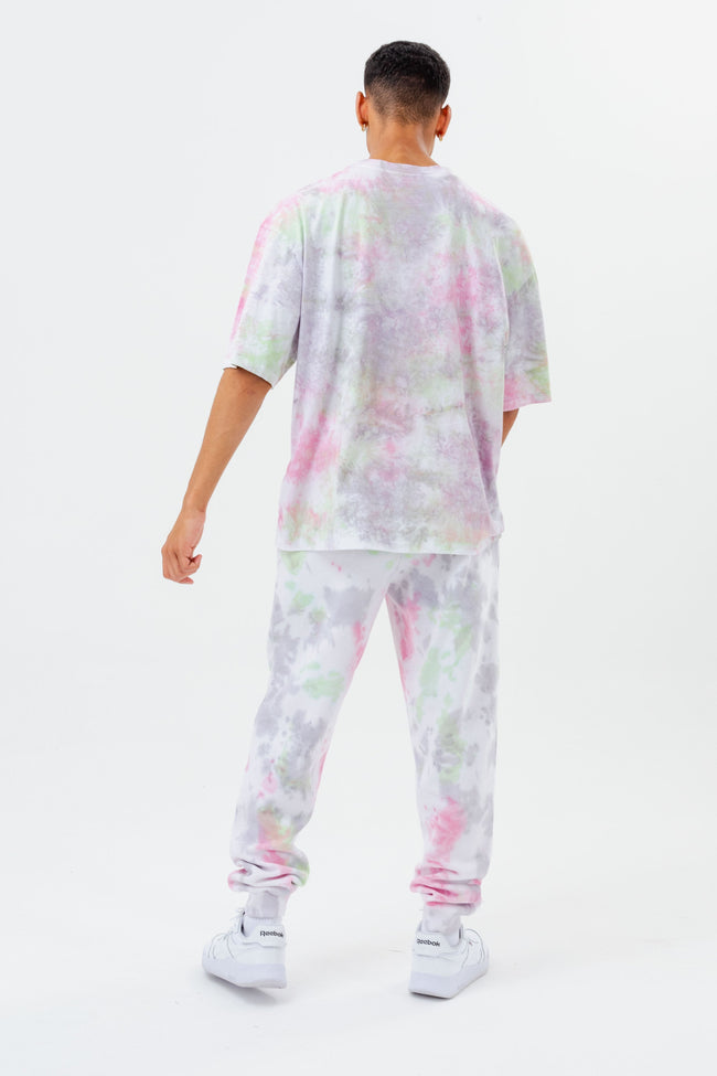 CONTINU8 PINK TIE DYE OVERSIZED T-SHIRT