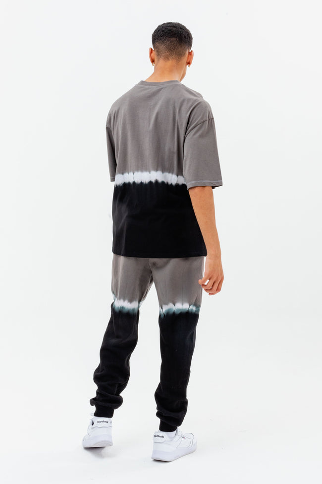 CONTINU8 GREY OVERSIZED TIE DYE T-SHIRT