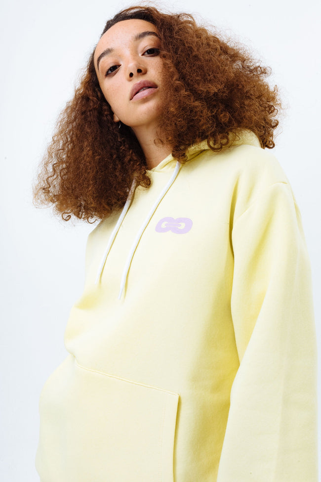 CONTINU8 YELLOW OVERSIZED HOODIE