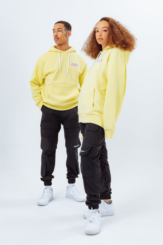 CONTINU8 YELLOW OVERSIZED HOODIE