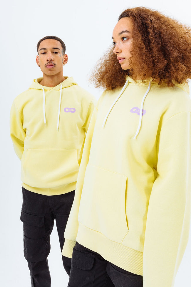 CONTINU8 YELLOW OVERSIZED HOODIE