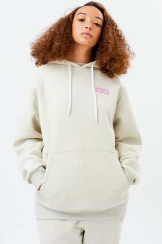 CONTINU8 IVORY OVERSIZED HOODIE