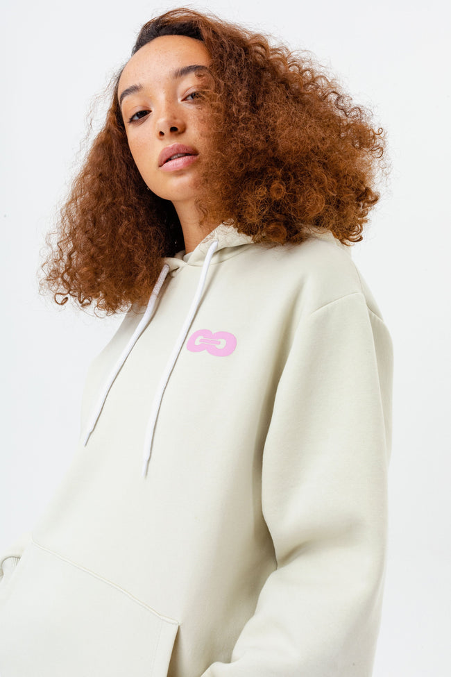 CONTINU8 IVORY OVERSIZED HOODIE