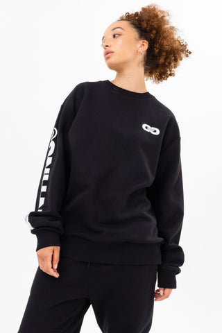 CONTINU8 BLACK SWEATSHIRT