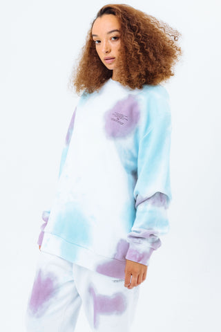 CONTINU8 PURPLE TIE DYE SWEAT