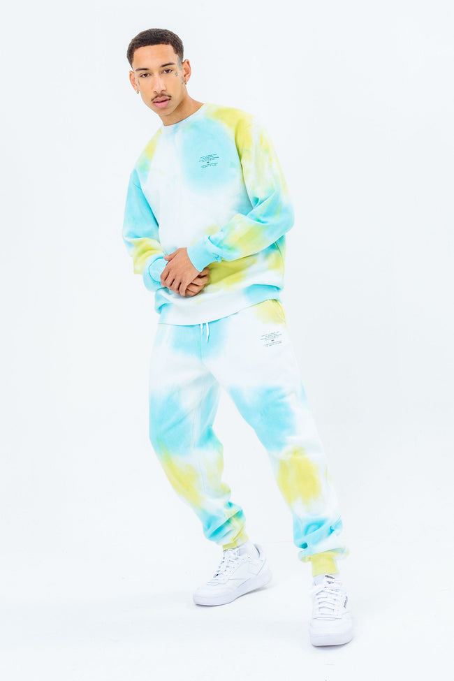 CONTINU8 YELLOW TIE DYE SWEAT