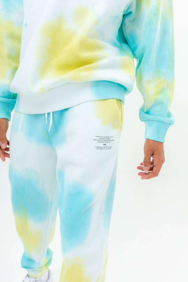 CONTINU8 YELLOW TIE DYE SWEAT