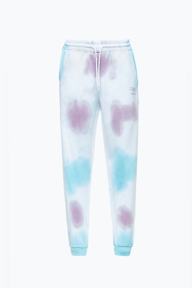 CONTINU8 PURPLE BLUE TIE DYE JOGGERS