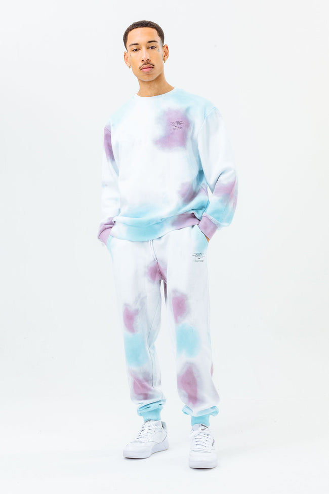 CONTINU8 PURPLE TIE DYE SWEAT