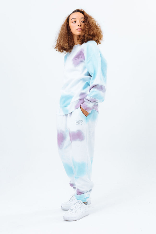 CONTINU8 PURPLE TIE DYE SWEAT