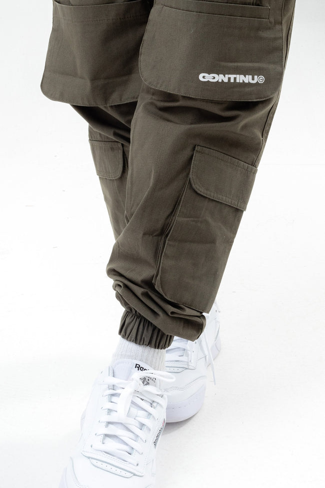 CONTINU8 GREY CARGO PANTS