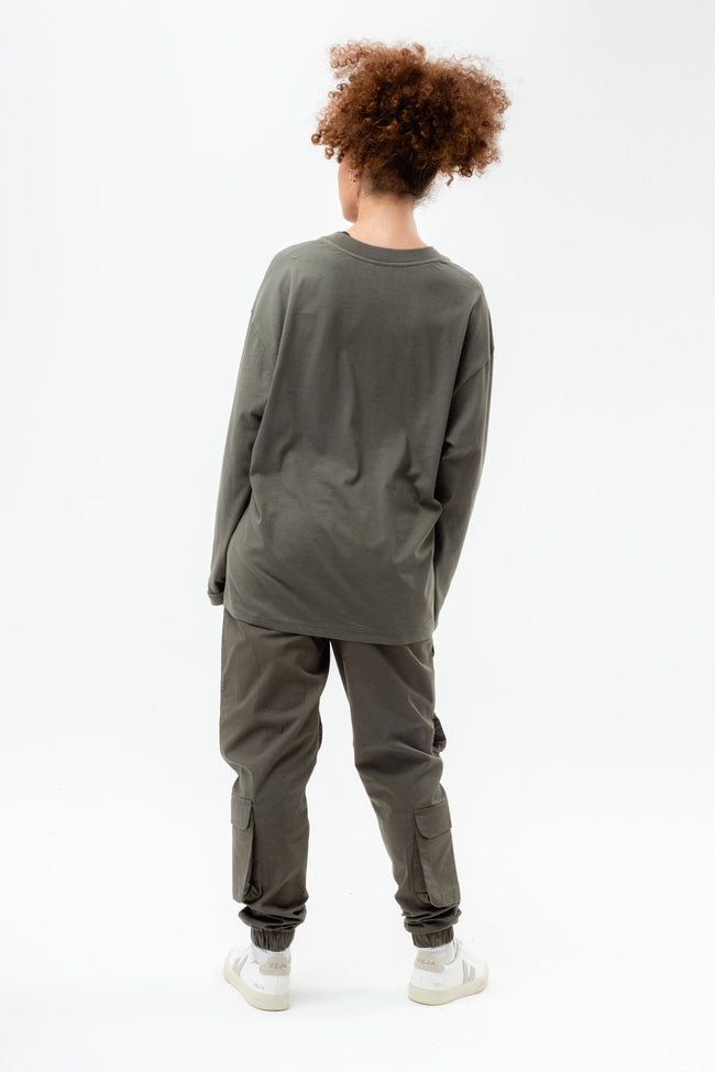 CONTINU8 GREY CARGO PANTS