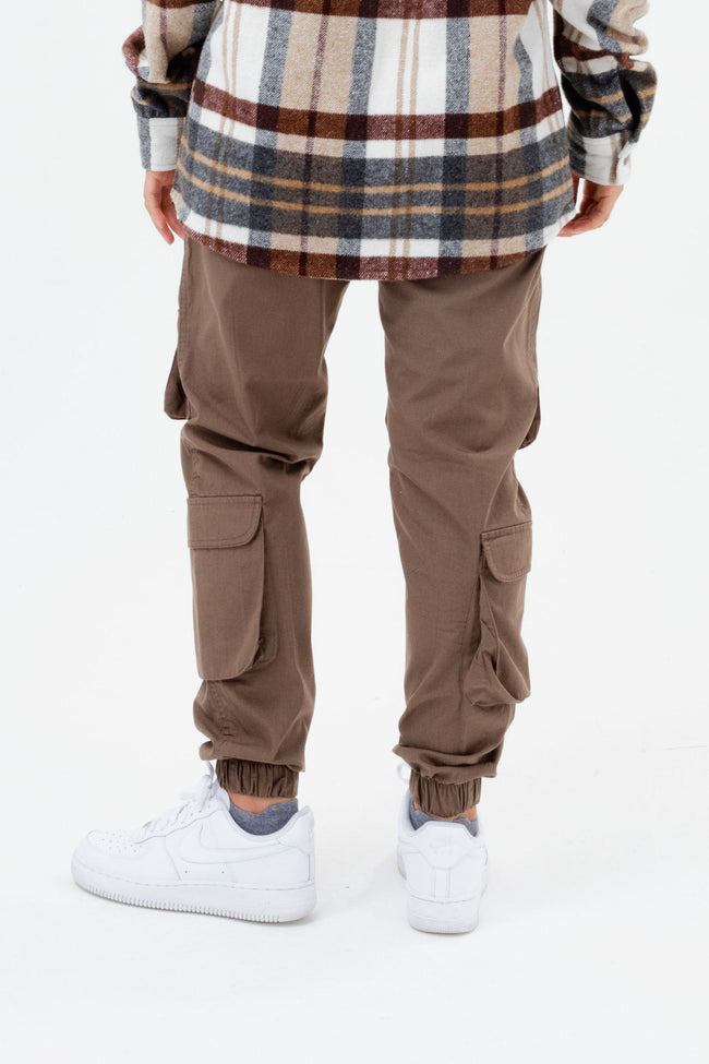 CONTINU8 BEIGE CARGO PANTS