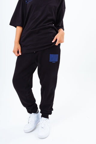 CONTINU8 SOLID BLACK JOGGERS