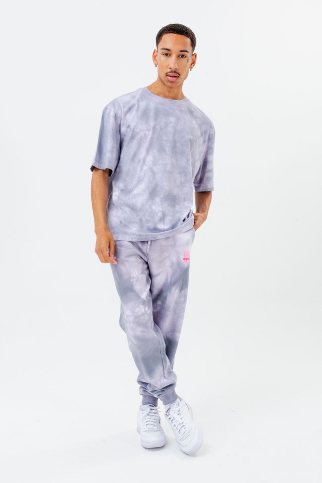 CONTINU8 PURPLE PRINT JOGGERS