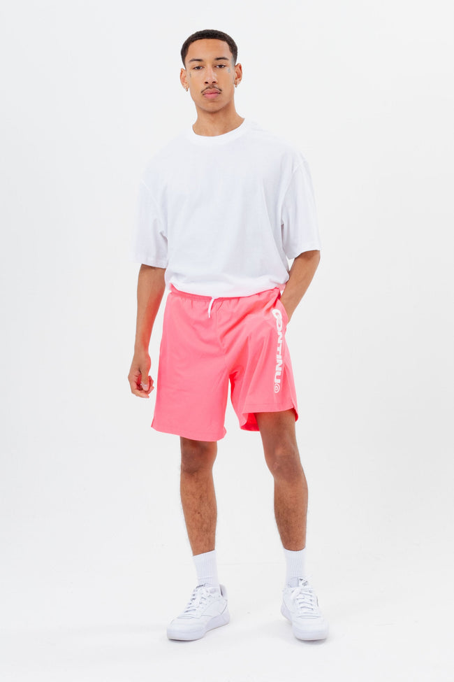 CONTINU8 PINK SWIM SHORTS