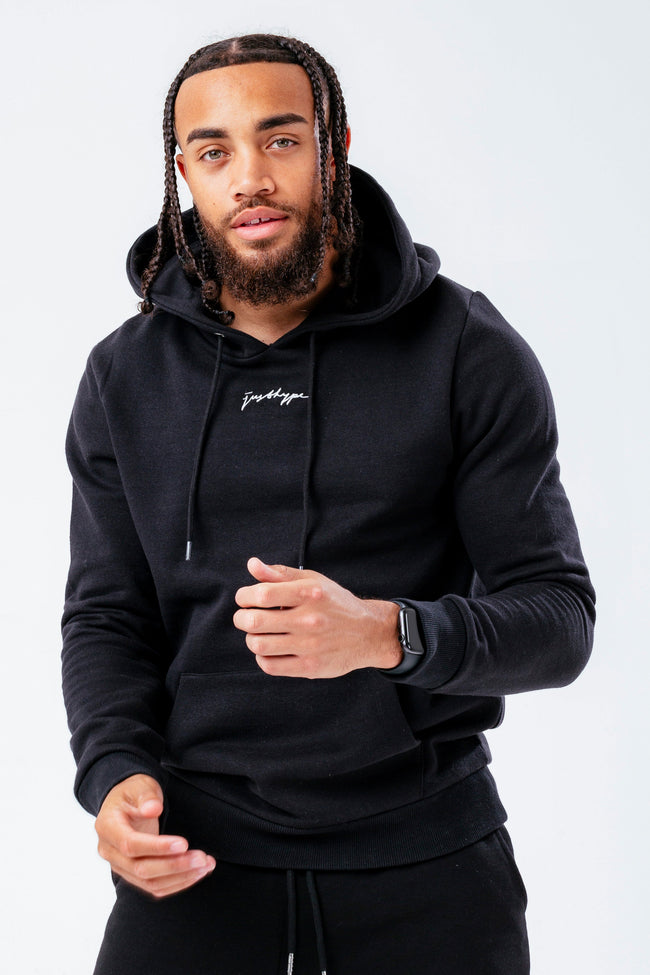 HYPE BLACK SCRIBBLE MEN'S HOODIE