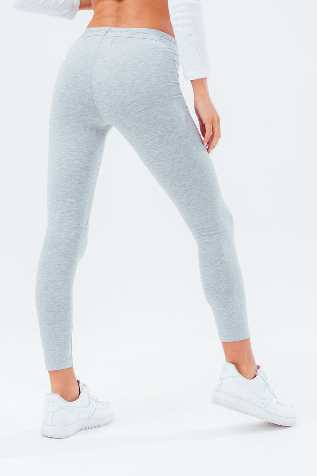 HYPE GREY MARL SCRIBBLE 2 PACK WOMEN'S LEGGINGS SET