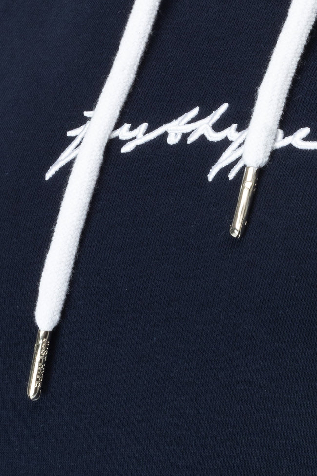 HYPE NAVY SCRIBBLE WOMEN'S HOODIE