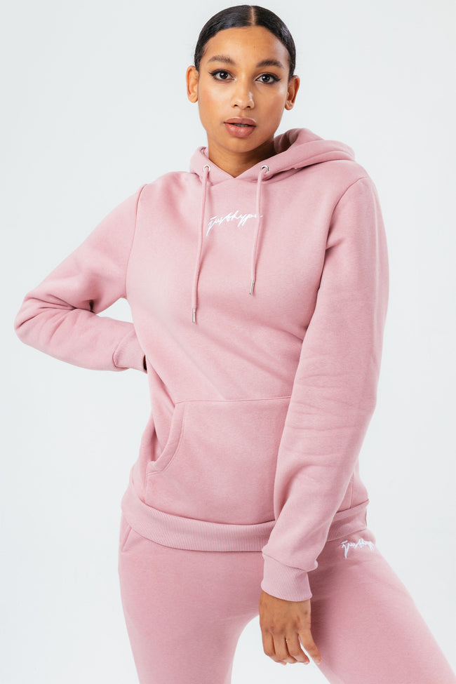 HYPE PINK SCRIBBLE WOMEN'S HOODIE