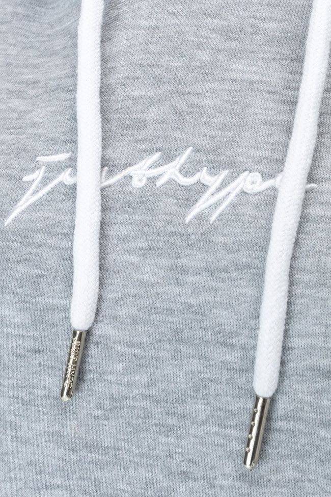 HYPE GREY SCRIBBLE WOMEN'S HOODIE