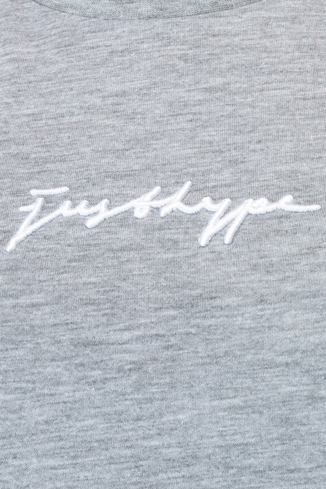 HYPE GREY SCRIBBLE WOMEN'S T-SHIRT