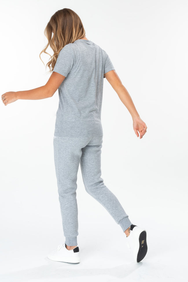 HYPE GREY SCRIBBLE WOMEN'S T-SHIRT