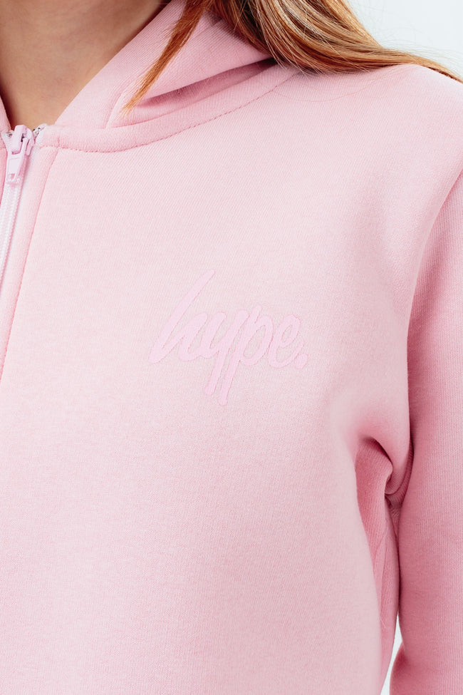 HYPE GIRLS PINK ZIP TRACKSUIT SET