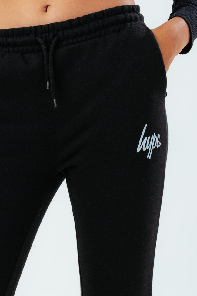 HYPE UNISEX KIDS BLACK SCRIPT JOGGERS