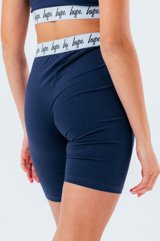 HYPE GIRLS NAVY CORE CYCLING SHORTS