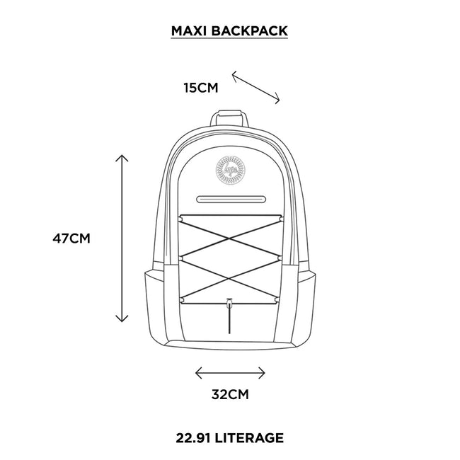 HYPE BLACK MAXI BACKPACK