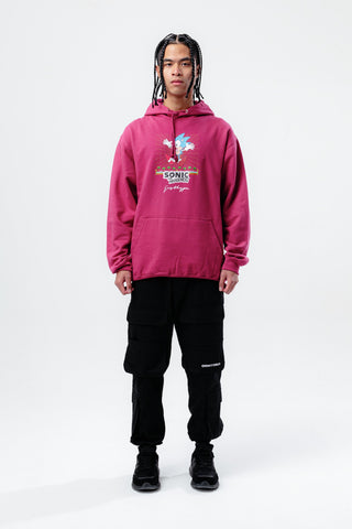 HYPE X SONIC ADULTS PINK RETRO SONIC HOODIE