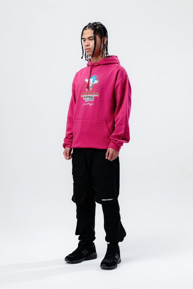 HYPE X SONIC ADULTS PINK RETRO SONIC HOODIE