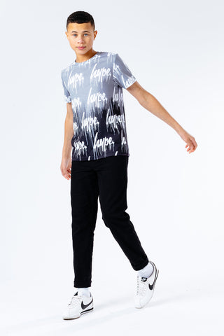 Hype Mono Drips Repeat Logo Kids T-Shirt