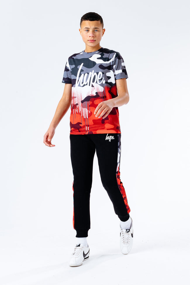 Hype Mono Half Camo Drips Kids T-Shirt