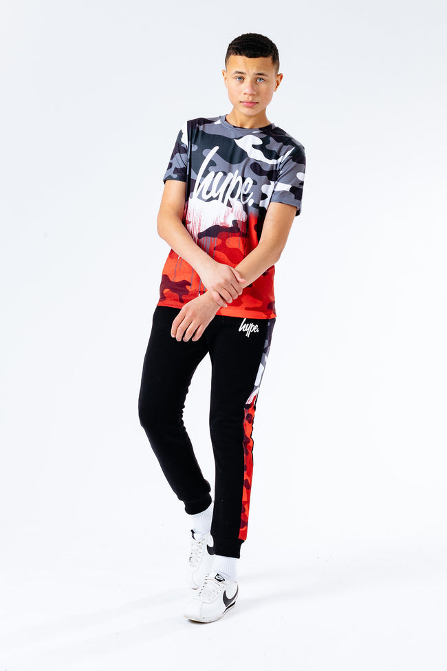 Hype Mono Half Camo Drips Kids T-Shirt